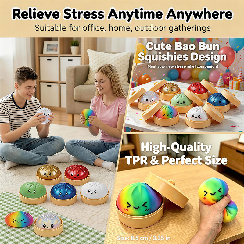 Bao Bun Squishy Toy with Bambo – обзор и цена Bao Steamer Bamboo