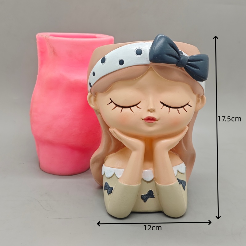 Silicone mold cute bow girl fl – обзор и цена Potsticker Mold