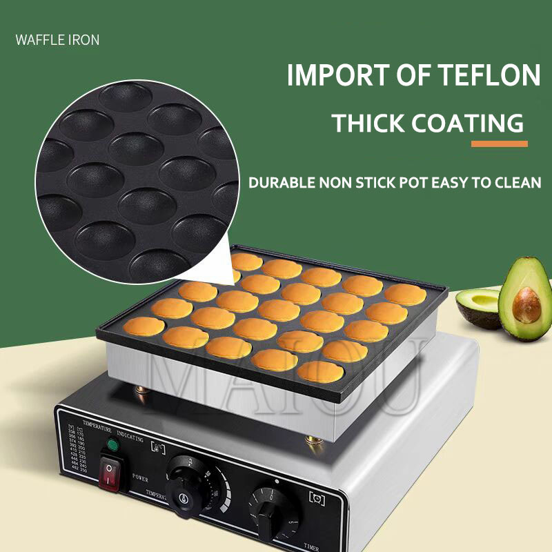 25 Holes Pancake Waffle Makers – обзор и цена Mini Pancake Griddle