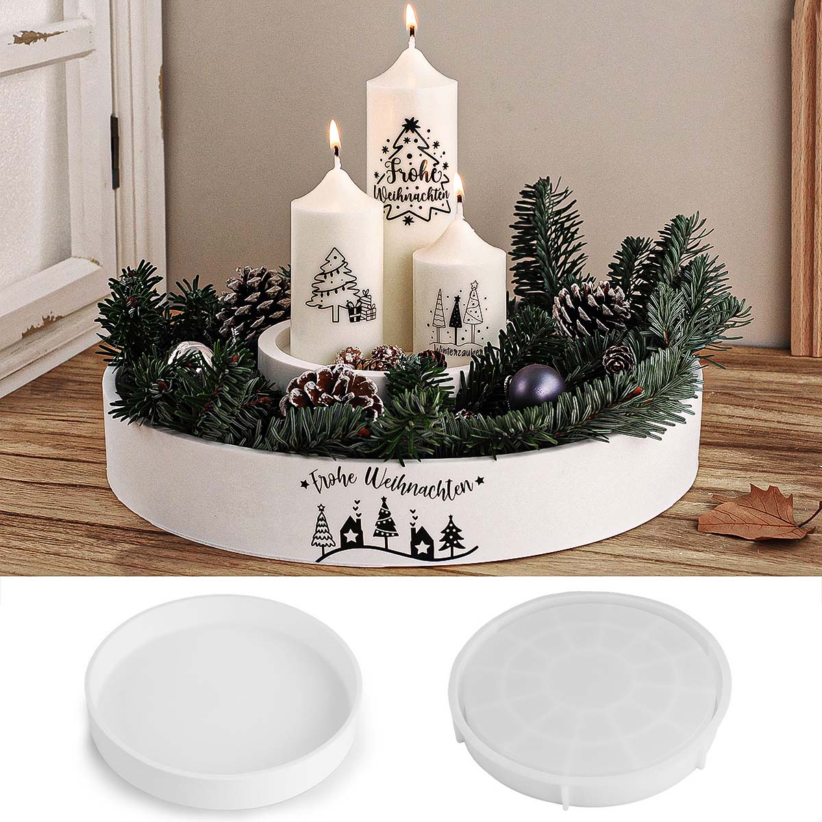 Concrete Round Candle Bowl Ves – обзор и цена Potsticker Mold