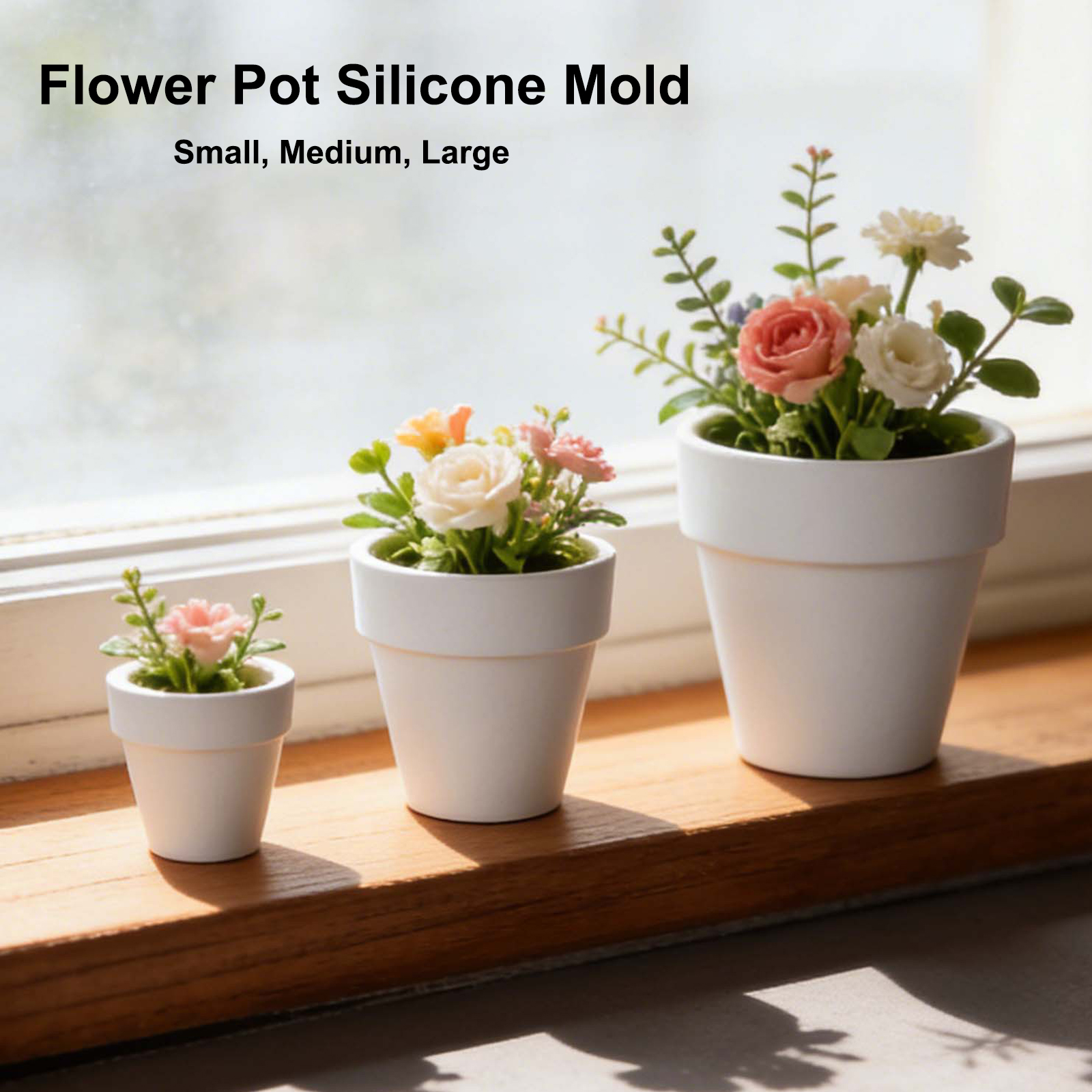 Flower Pot Silicone Molds, 3Pc – обзор и цена Potsticker Mold