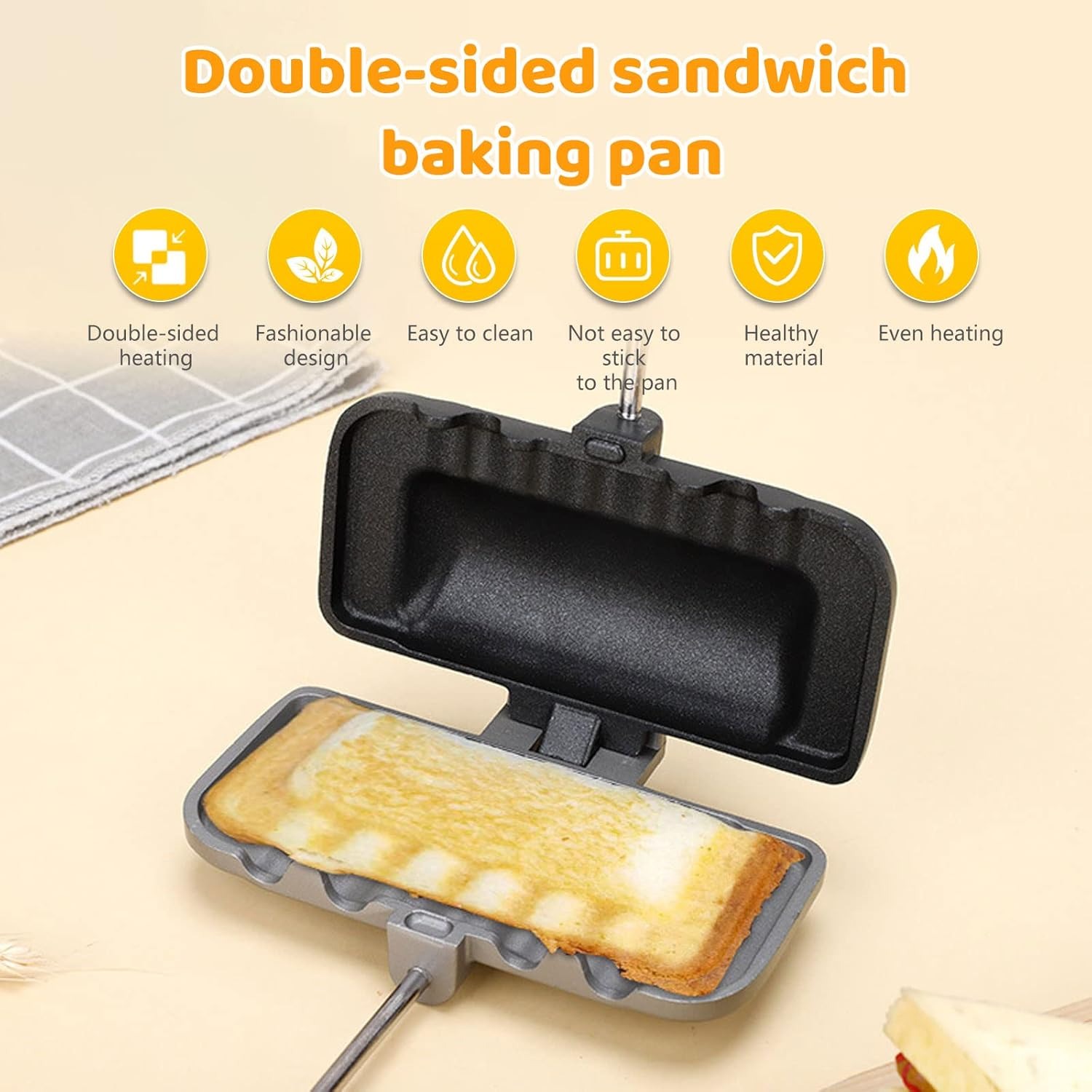Breakfast Sandwich Maker, 4w1h – обзор и цена Hot Dog Press