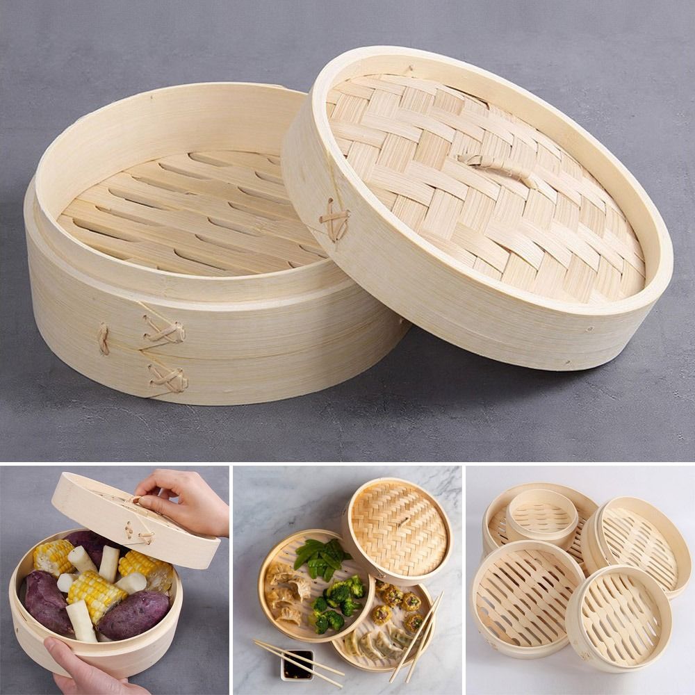 Chinese Steamer Basket Bamboo  – обзор и цена Bao Steamer Bamboo