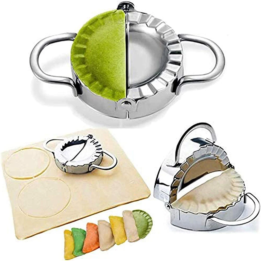 Stainless Steel Dumpling Mold  – обзор и цена Dumpling Press Set