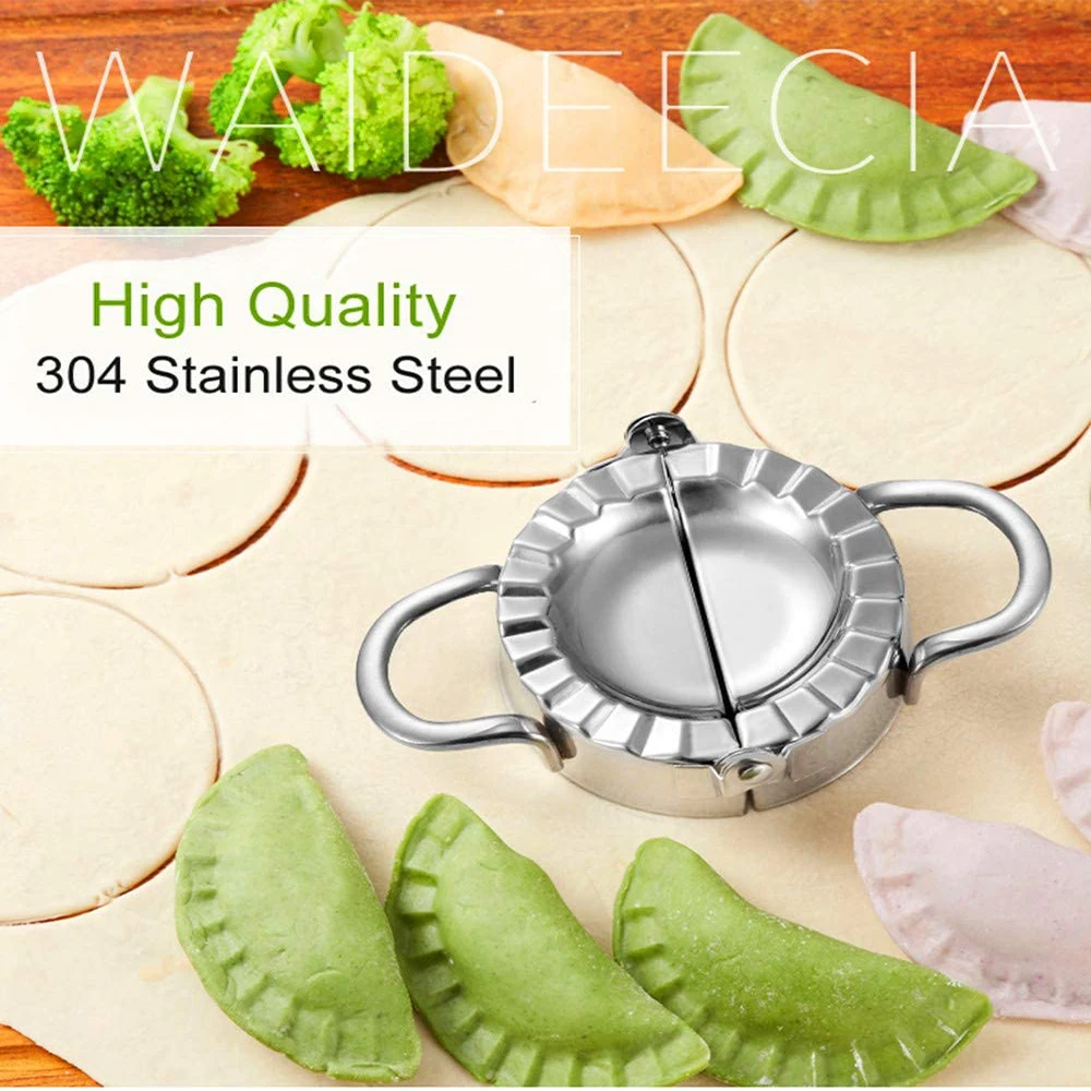 Stainless Steel Dumpling Mold  – обзор и цена Dumpling Press Set