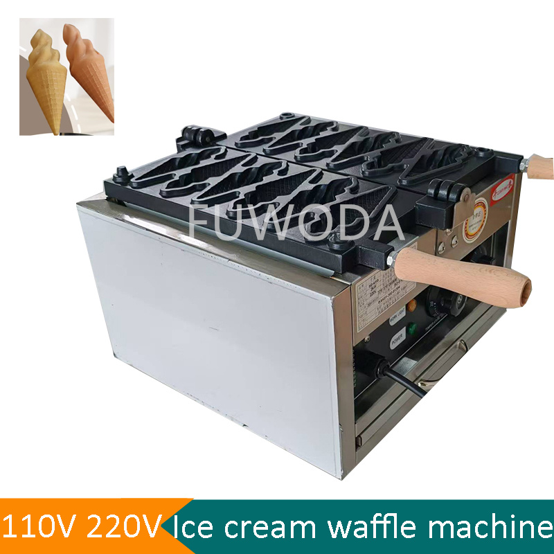 Electric Ice Cream Waffle Cone – обзор и цена Waffle Cone Maker