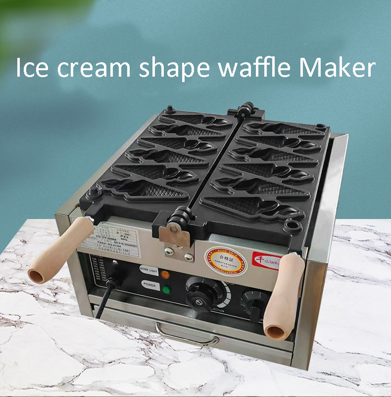 Electric Ice Cream Waffle Cone – обзор и цена Waffle Cone Maker