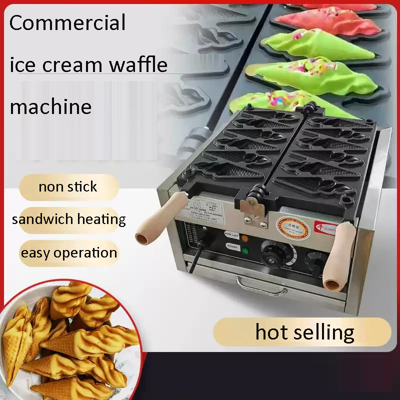 Electric Ice Cream Waffle Cone – обзор и цена Waffle Cone Maker