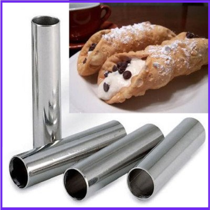 Alluminum Cannoli Forms, 4 Tub – обзор и цена Danish Pancake Pan