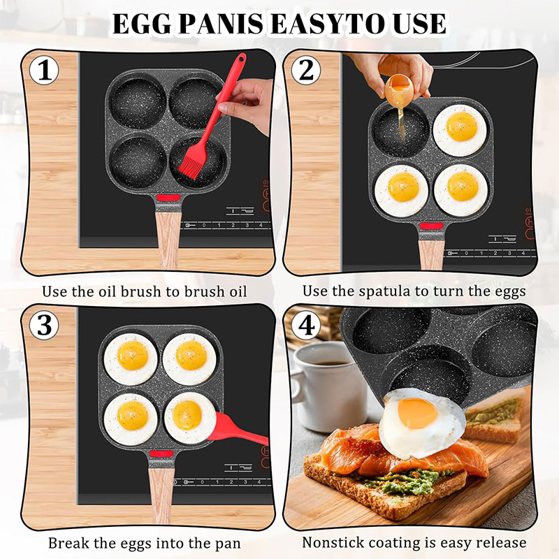 Deepened Egg Frying Pan with L – обзор и цена Egg Waffle Pan