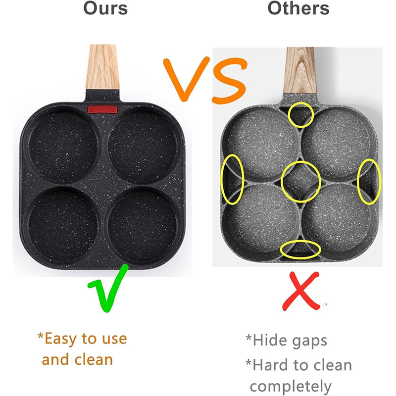 Deepened Egg Frying Pan with L – обзор и цена Egg Waffle Pan