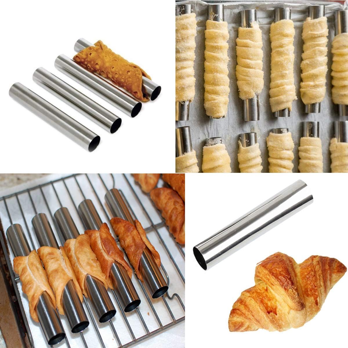 Cannoli Tubes Set, 10/20Pcs Fo – обзор и цена Danish Pancake Pan