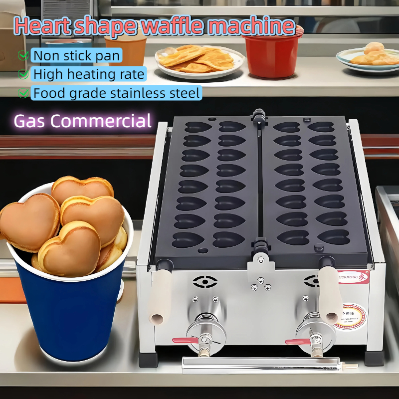 Mini Gas Heart Shape Waffle Ma – обзор и цена Mini Pancake Griddle