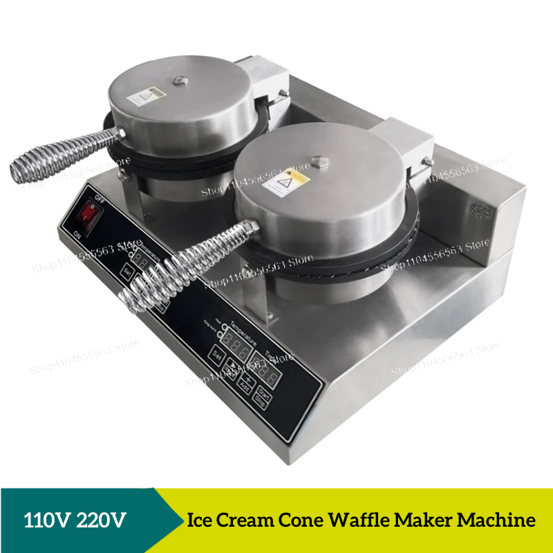220V Ice Cream Cone & Waffle M – обзор и цена Waffle Cone Maker