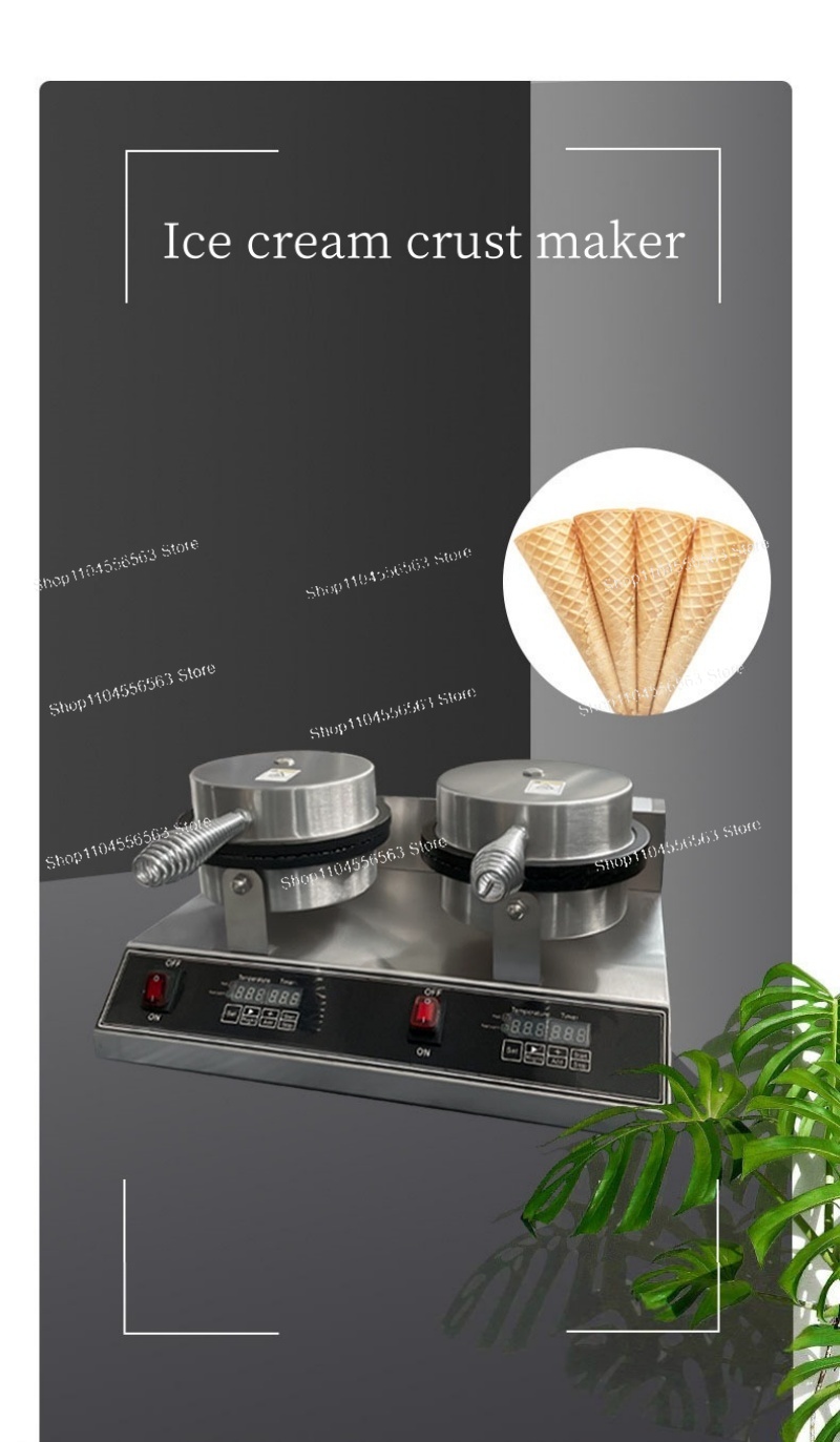 220V Ice Cream Cone & Waffle M – обзор и цена Waffle Cone Maker