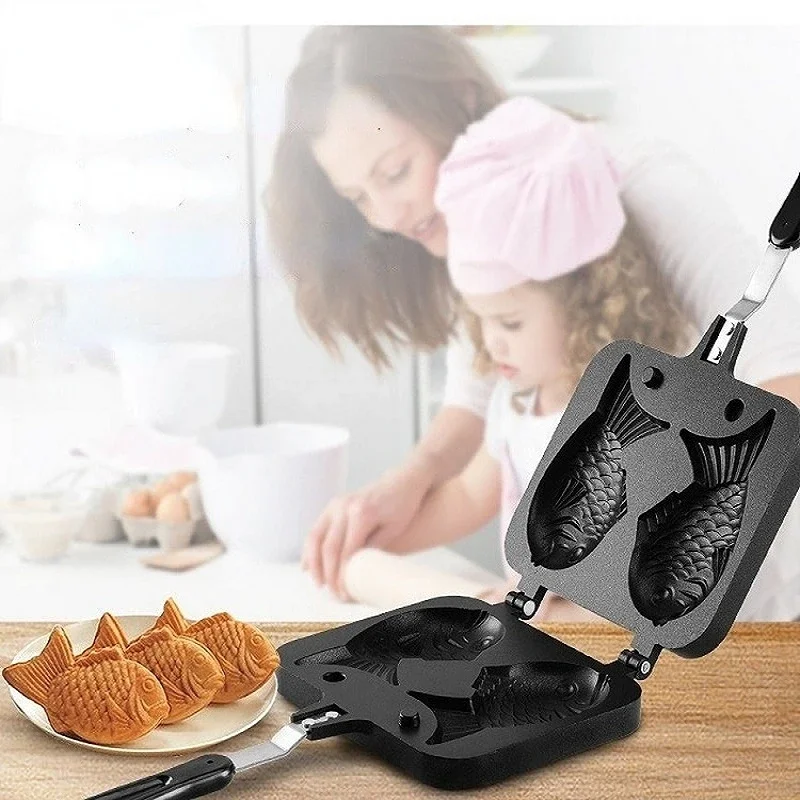 Kitchen Japanese Taiyaki Doubl – обзор и цена Egg Waffle Pan