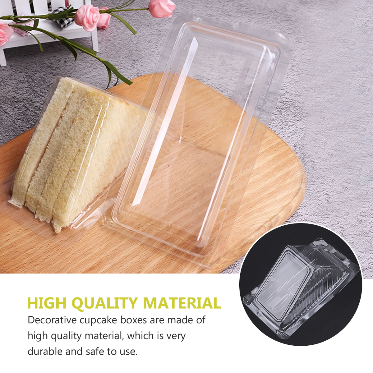 100pcs Sandwich Box Portable D – обзор и цена Spring Roll Wrapper