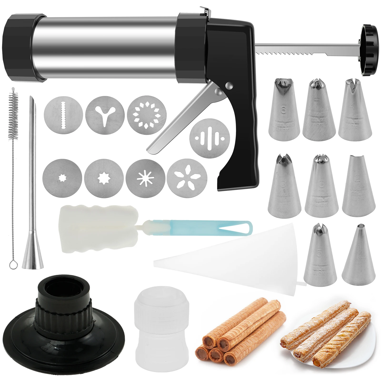Churro Maker Machine Stainless – обзор и цена Churros Maker Gun