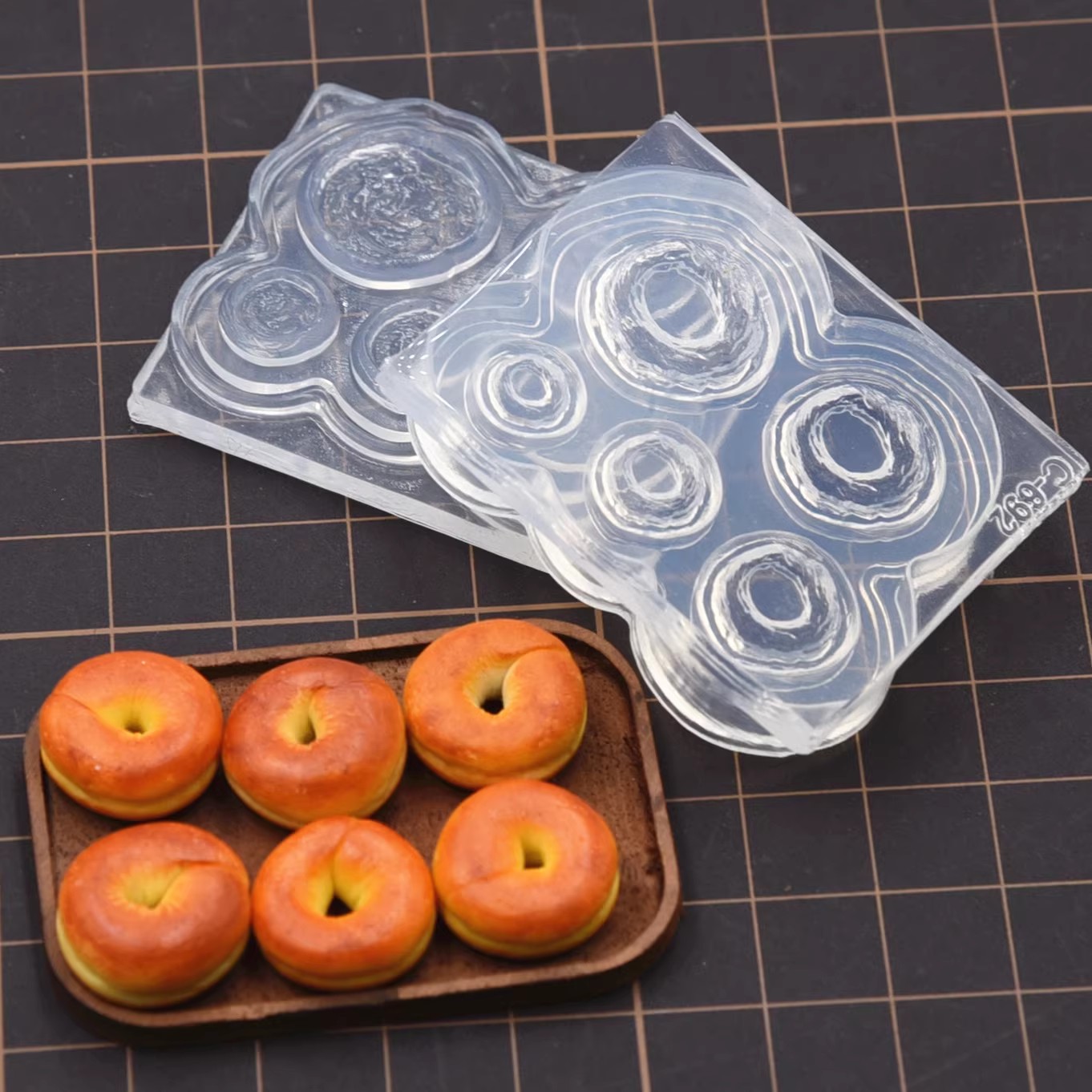 Polymer Clay Mini 3D Bagel Bre – обзор и цена Donut Mold Silicone