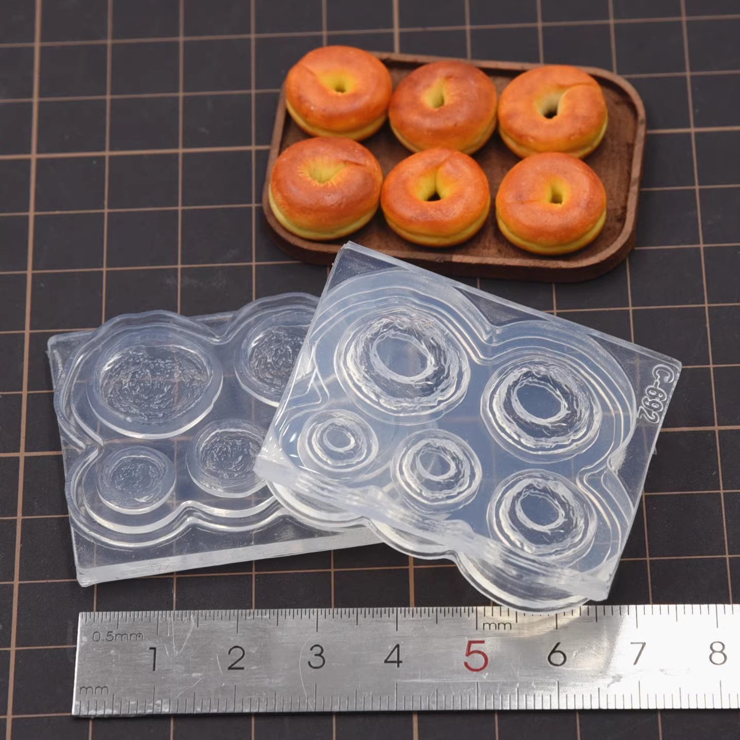 Polymer Clay Mini 3D Bagel Bre – обзор и цена Donut Mold Silicone