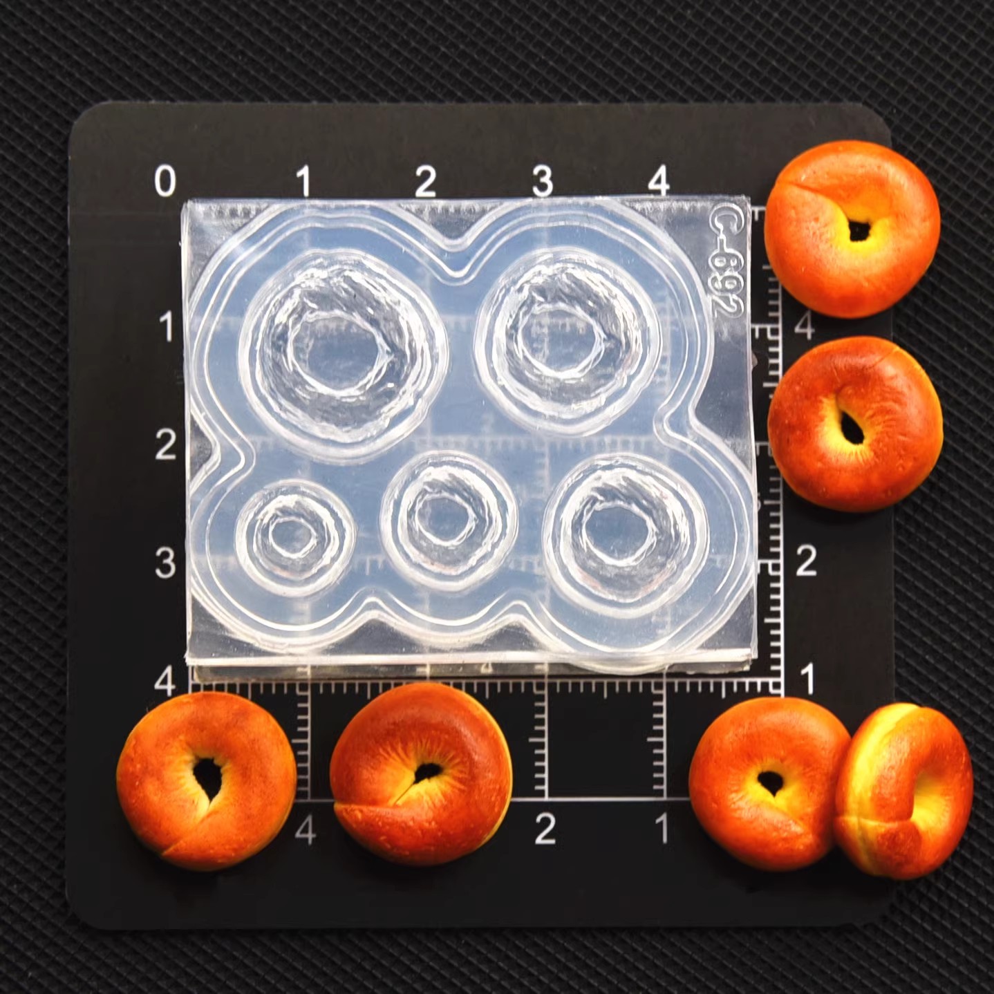 Polymer Clay Mini 3D Bagel Bre – обзор и цена Donut Mold Silicone