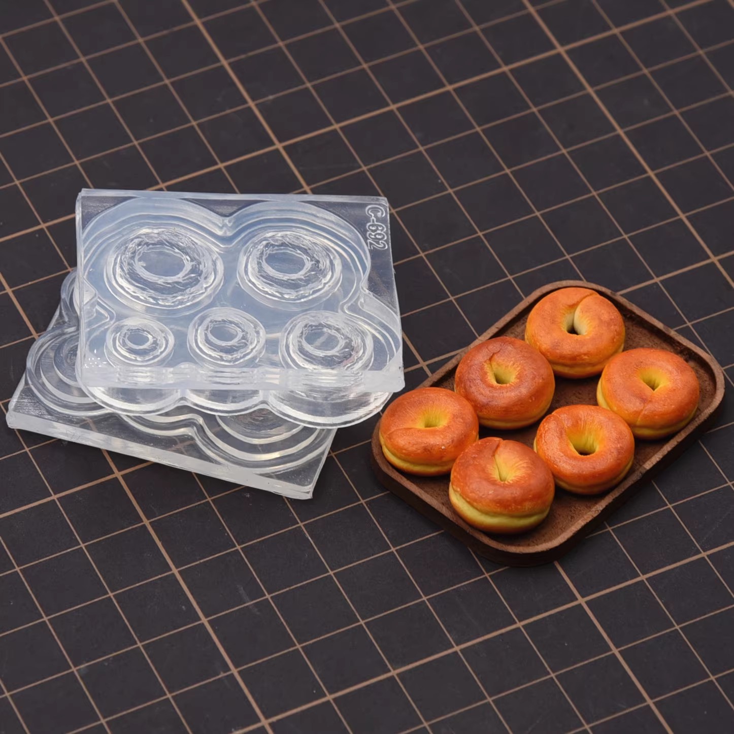 Polymer Clay Mini 3D Bagel Bre – обзор и цена Donut Mold Silicone
