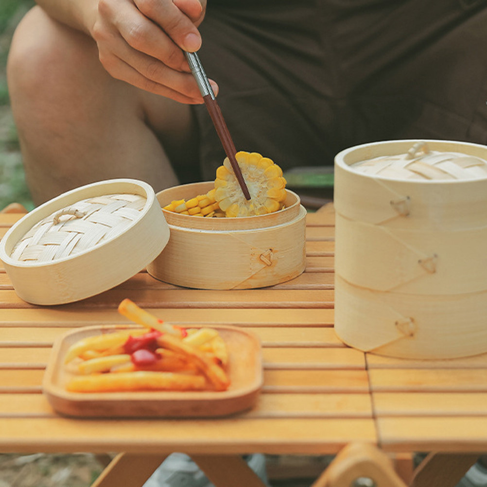 1Set Smooth Edge Bamboo Steame – обзор и цена Bao Steamer Bamboo
