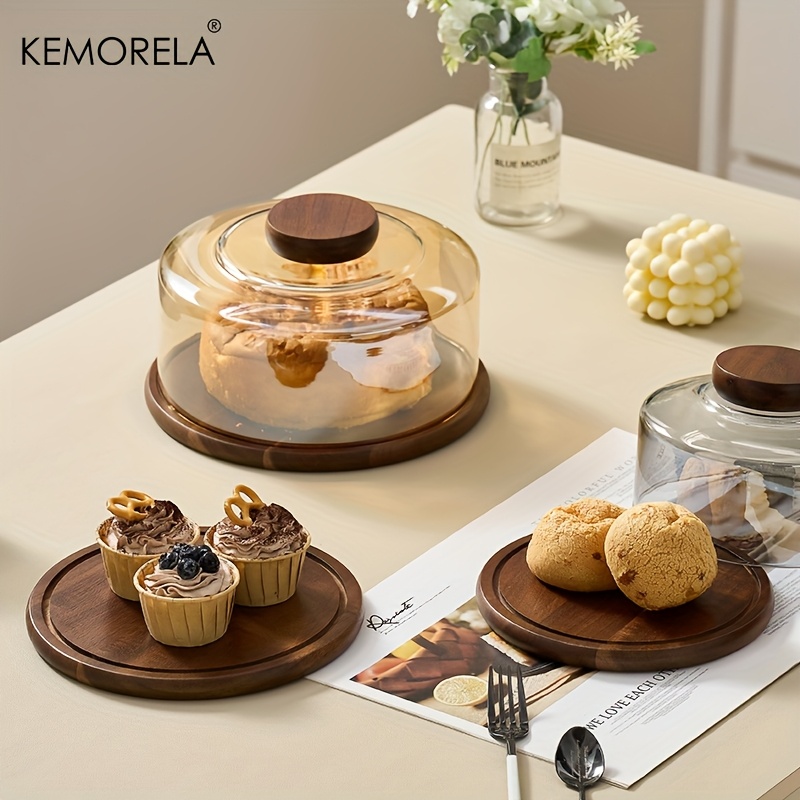 1PCS Round Wooden Cake Stand w – обзор и цена Dim Sum Basket